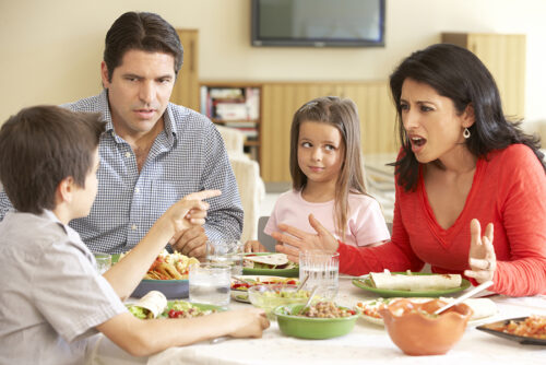 Good behavior - keep meals pleasant